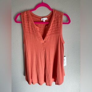 Grace & Lace Coral Sleeveless Tank Top